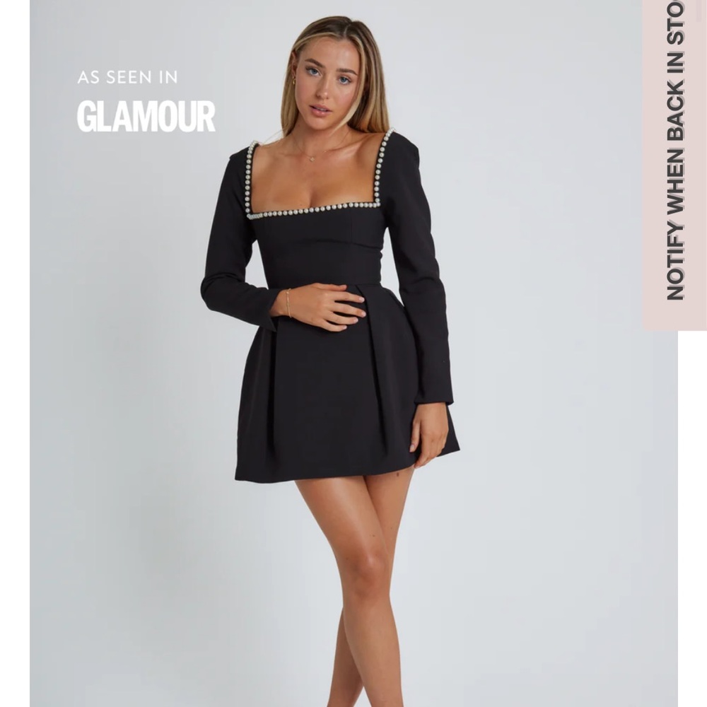 Odd Muse The Ultimate Muse Pearl Dress in black
